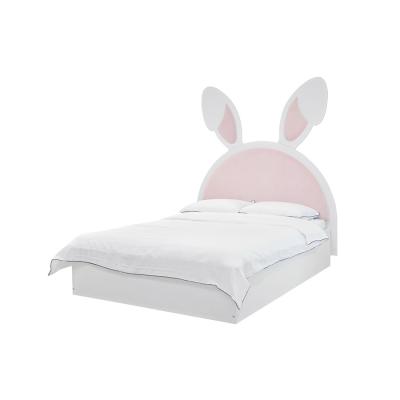 粉兔兔软包床